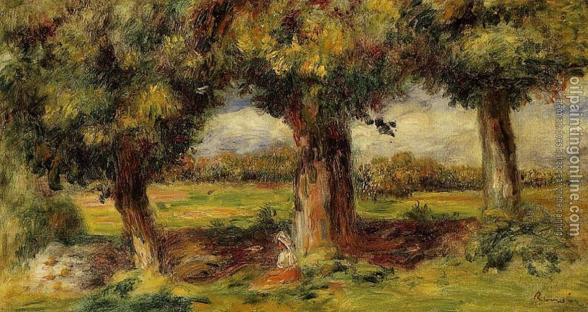 Renoir, Pierre Auguste - Landscape near Pont-Aven